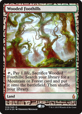 Contraforte Arborizado / Wooded Foothills - Magic: The Gathering - MoxLand